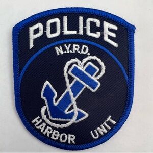 N.Y.R.D. Police Harbor Unit Patch - Blue